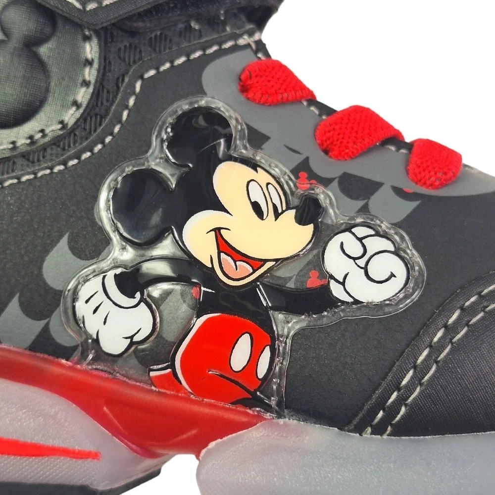 Disney Junior Mickey Mouse Athletic Fun House Boot Shoes Siz 6 (15cm) Color Grey